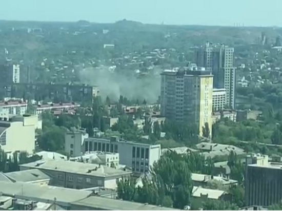 Артудар нанесен по центру Донецка