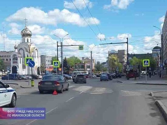 В Иванове сбили старушку, переходившую дорогу за запрещенный сигнал светофора