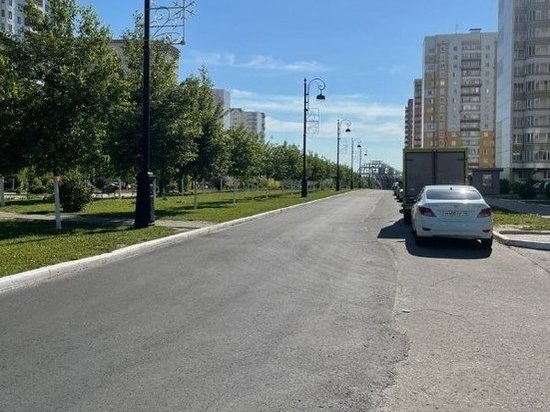 В Курске на проспекте Дериглазова завершили ремонт внутриквартальных проездов