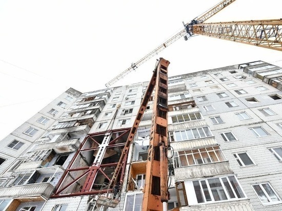 В Ярославле начал разрушаться дом на Батова, пострадавший от взрыва