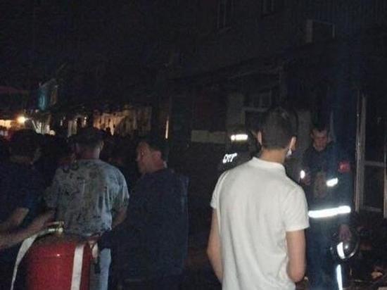 В Ростове произошел пожар в магазине на рынке «Классик»