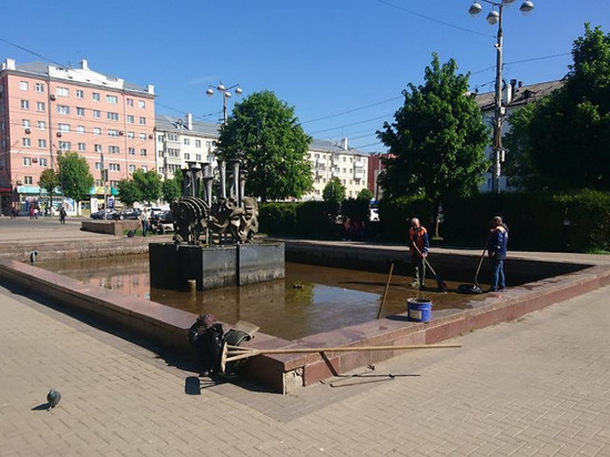 Из-за ремонта в Рязани отключили фонтан на Театральной площади