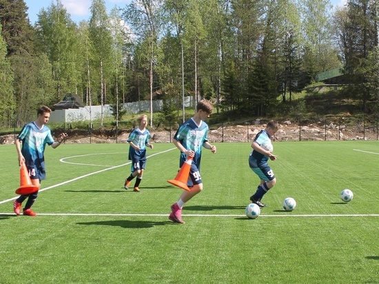 В городе Карелии появилось новое футбольное поле