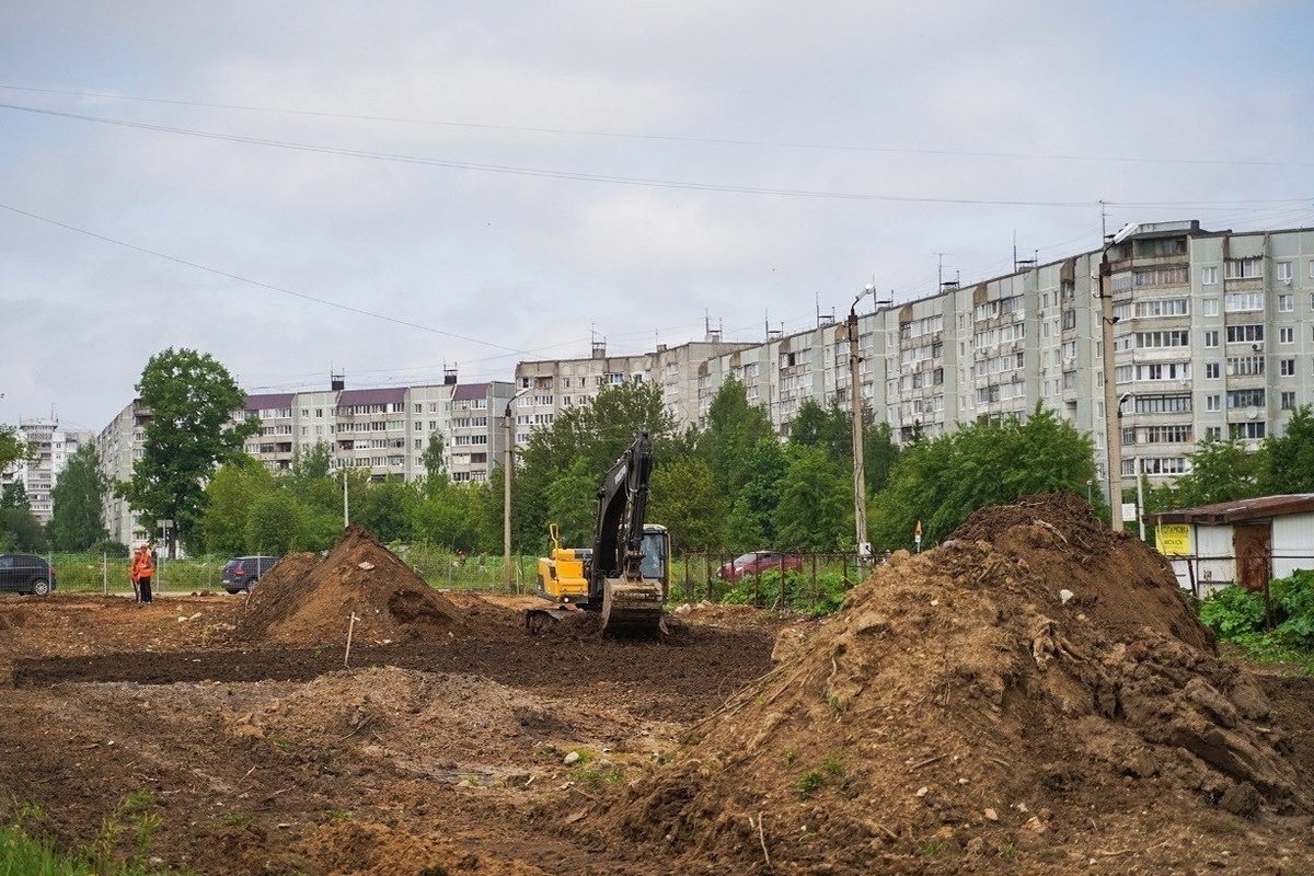 В Твери в микрорайоне «Южный» продолжается строительство новой дороги - МК  Тверь