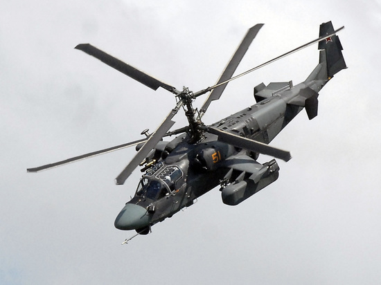 Вертолеты Ка-52 направили на тушение БЦ «Сетунь» в Москве