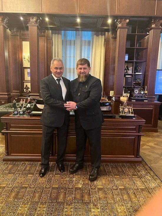 Кадыров встретился с Шойгу и заявил, что спецоперация пойдет "ускоренно"