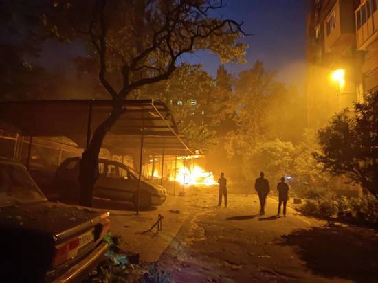 Десять жителей были ранены в ходе обстрела центра Донецка