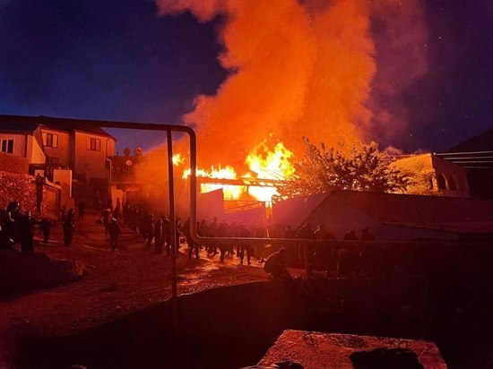 В дагестанском селе сгорел жилой дом