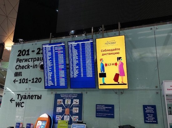 Самолет из Сочи прибыл в Пулково с 4-часовым опозданием