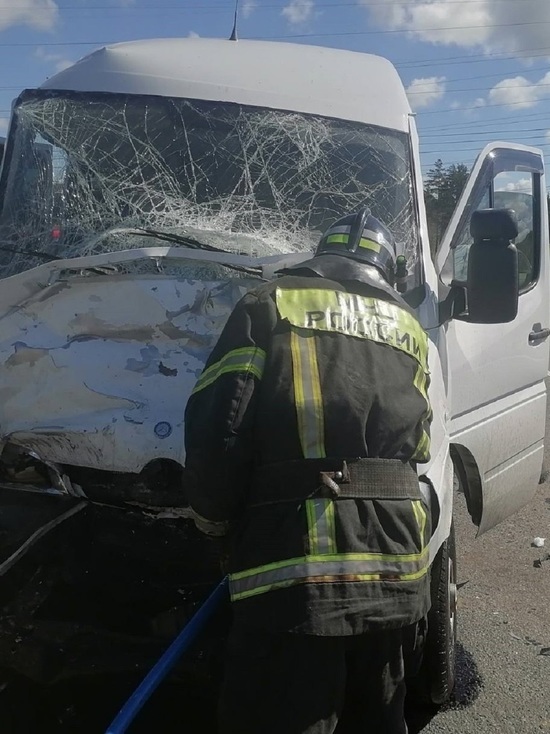 Два человека серьезно травмированы в ДТП с фургоном в Калужской области