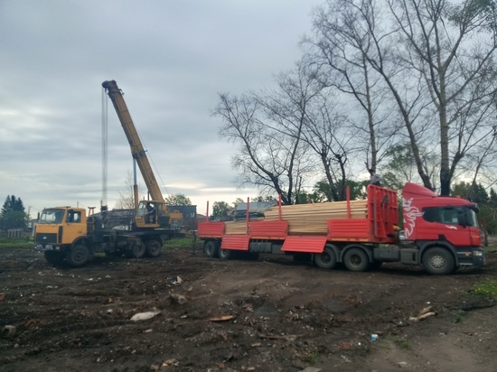 Первые дома для погорельцев Красноярского края сдадут в середине августа 2022 года