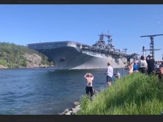 Корабль USS Kearsage ВМС США вышел в Балтийское море
