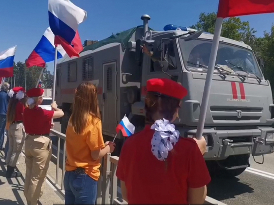Вернувшихся со спецоперации росгвардейцев встретили в Краснодаре