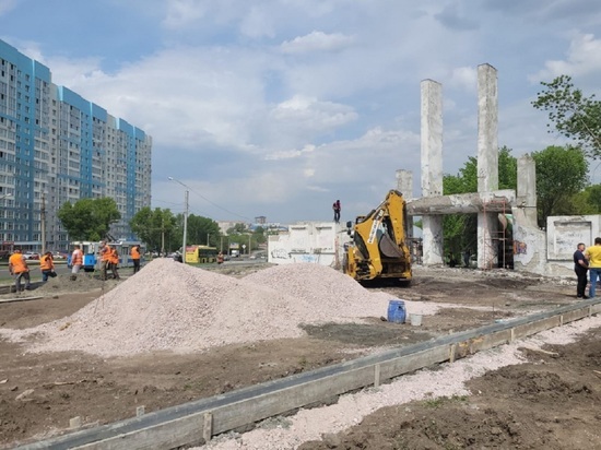 Как в Барнауле восстанавливают парк «Юбилейный»