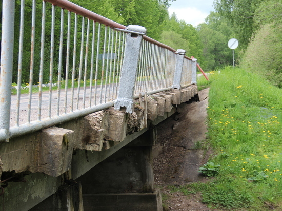 88,5 млн рублей потратят на капремонт моста через реку Идрянку в Себежском районе