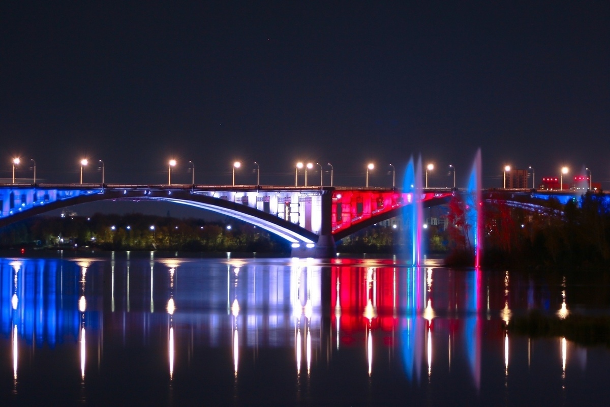 Красноярск коммунальный мост 2022
