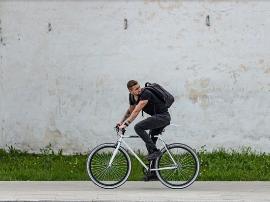 Первенство города по велосипедному спорту проходит в Пскове