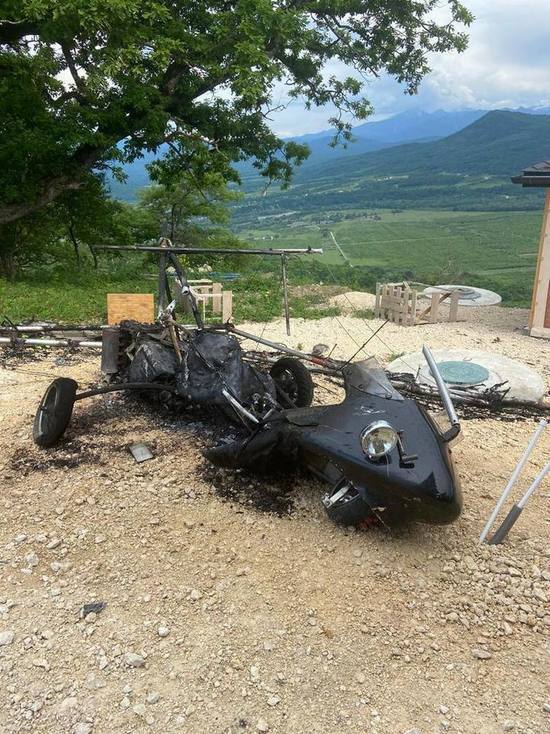 В Адыгее разбился мотодельтаплан, пилот погиб