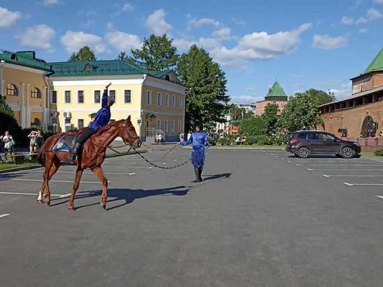 В Нижнем Новгороде состоялось конное представление