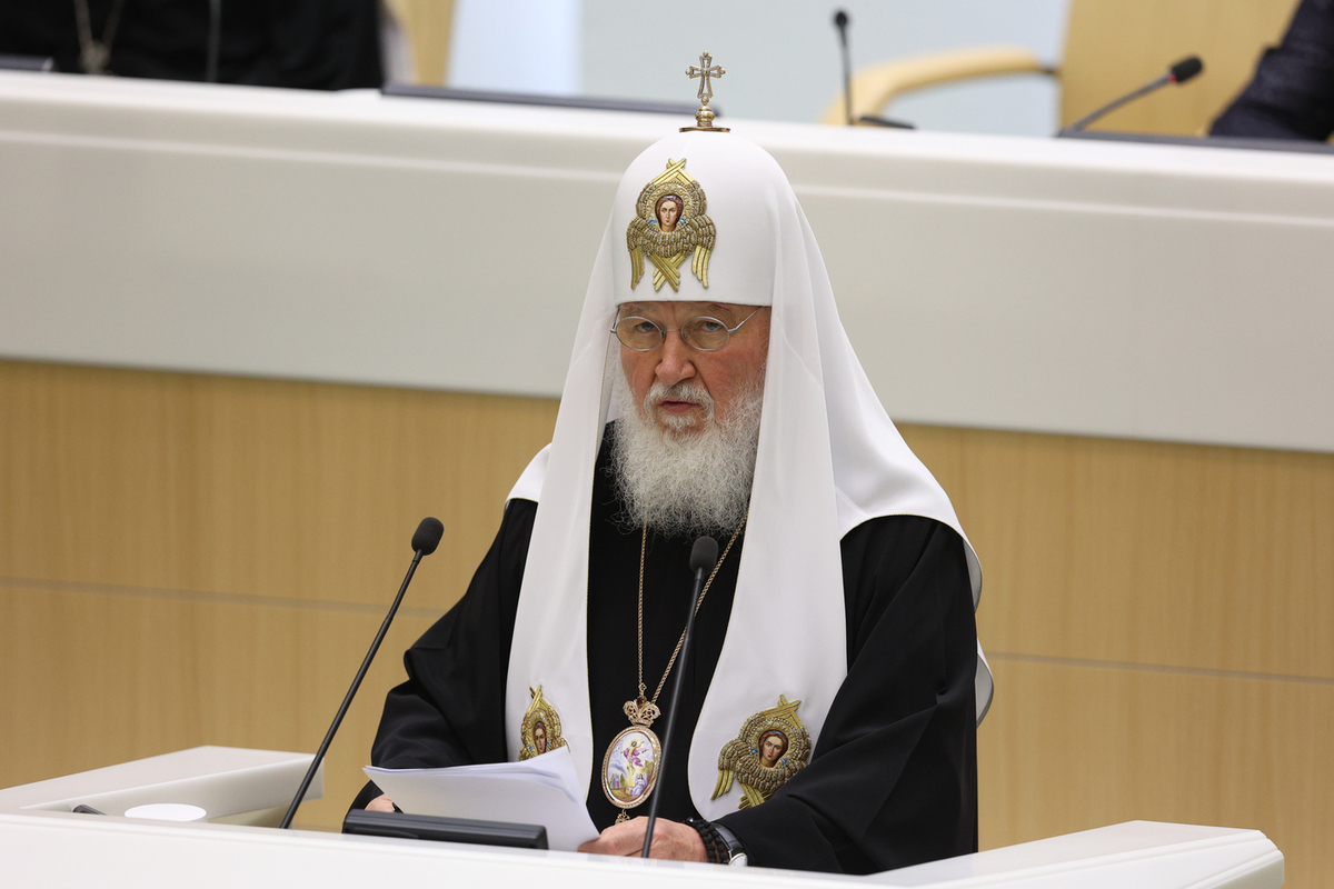 Патриарх РПЦ Кирилл Гундяев