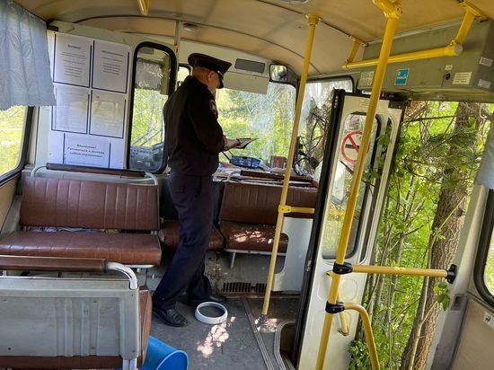 Водителю автобуса, протаранившему дерево на севере Урала, и его работодателю грозит штраф