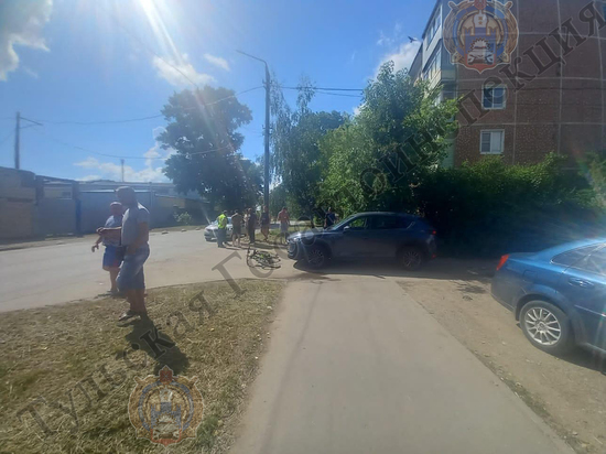 В Щекино водитель "Mazda" сбил 12-летнего велосипедиста