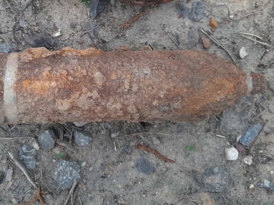 В Калужской области на приусадебном участке обнаружен снаряд