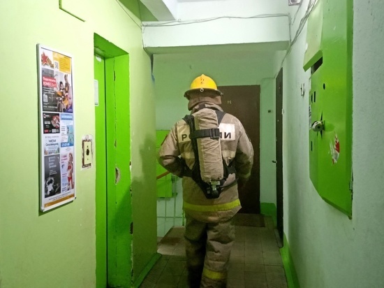 В Смоленске в Гедеоновке в подъезде дома загорелся электрощит