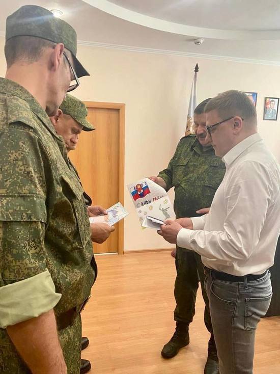 Губернатор Челябинской области Текслер встретился с военнослужащими в Донбассе