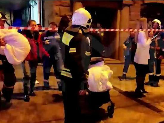 Пожар на Тверской улице в Москве потушили