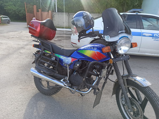 В Ряжске поймали пьяного 56-летнего мотоциклиста