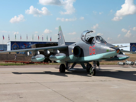 В Белгородской области разбился самолет Су-25