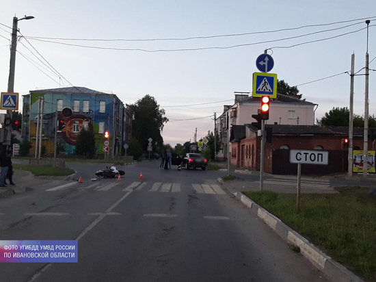 В Иванове мотоциклист погиб, врезавшись в столб