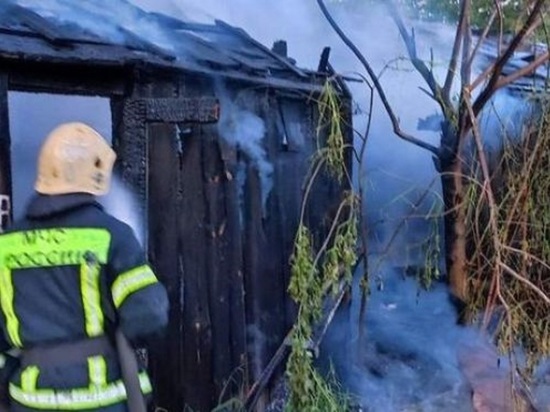 В Коврове сгорело сразу 5 гаражей