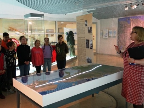 Макет трассы Аляска-Сибирь установили в главном музее Чукотки