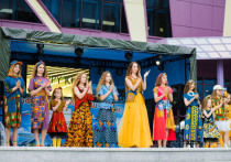 Модный показ стал частью фестиваля, прошедшего на площадке возле кинотеатра «Хабаровск»