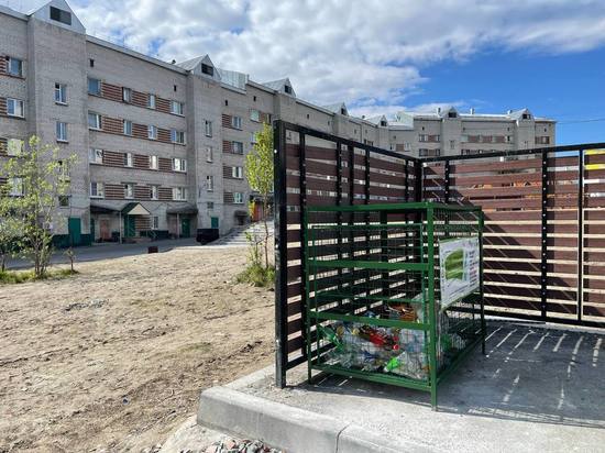 Контейнеры для сбора пластика установили в Харпе