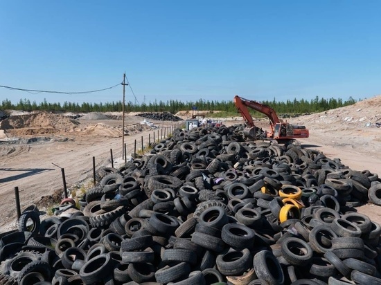 Почти 70 тонн старых покрышек сдали за день жители Нового Уренгоя