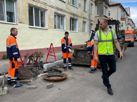 Министр транспорта региона проинспектировал дорожный ремонт в Новодвинске