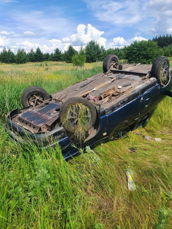 Под Воронежем по вине пьяного водителя, съехавшего в кювет, пострадал 3-летний малыш