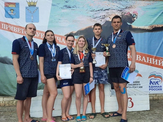 Тульские спортсмены завоевали медали на Чемпионат России по подводному спорту