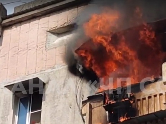 В Сочи сгорела квартира на улице Чехова