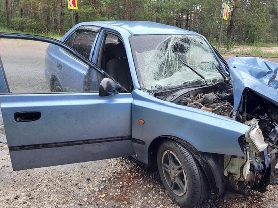 Под Рязанью в ДТП с фурой пострадал 37-летний водитель Hyundai