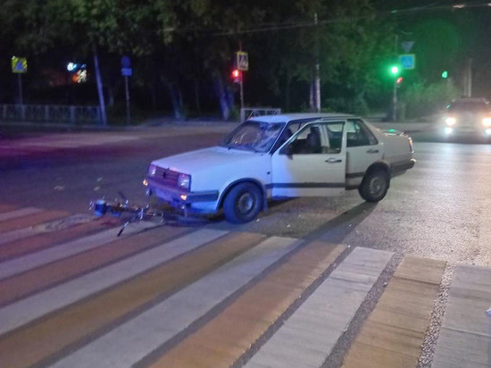 В Рязани водитель Volkswagen сбил 26-летнего велосипедиста