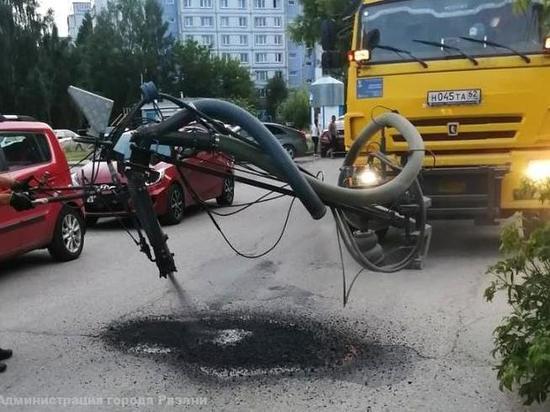 19 июня в Рязани отремонтировали 60 квадратных метров дорог