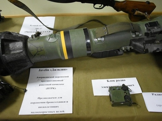В Рязанской области устроили выставку трофейного оружия ВСУ