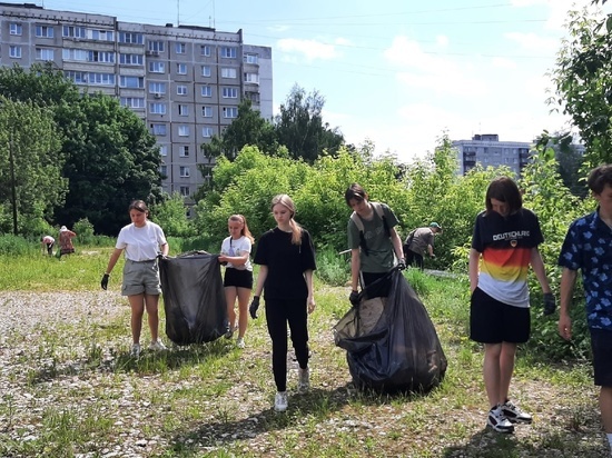 Трудовые бригады школьников помогают коммунальщикам благоустраивать Нижегородский район