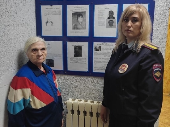 В Рязани полицейские нашли потерявшуюся 75-летнюю пенсионерку