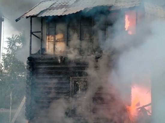 В Ивановской области ночью сгорел дом - есть пострадавшие