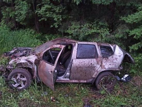 В Тверской области погиб водитель, которого выбросило из иномарки